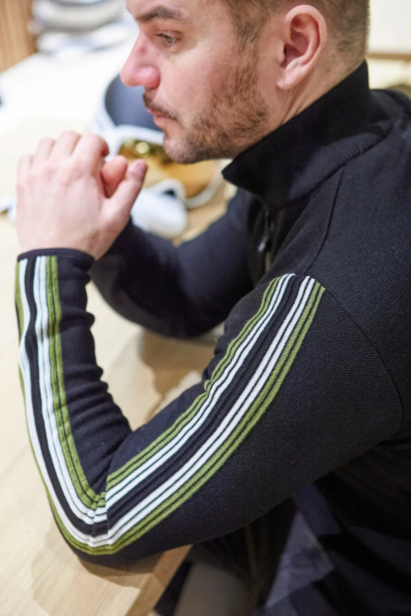 BODE HALF ZIP  — GREY - Image 2
