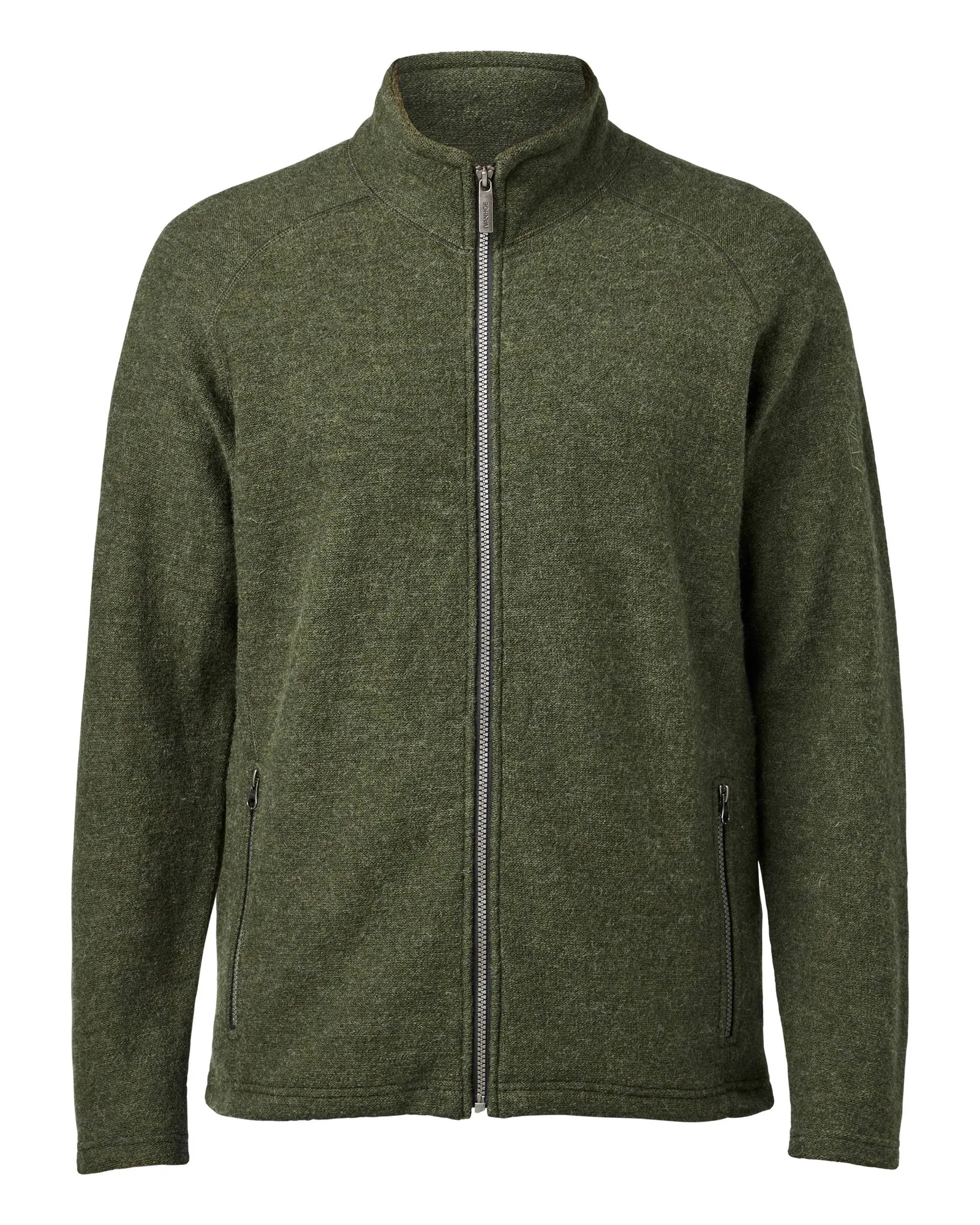 DANNY FULL ZIP, 100% FILTAD ULL  — PEAT MOSS - Image 5