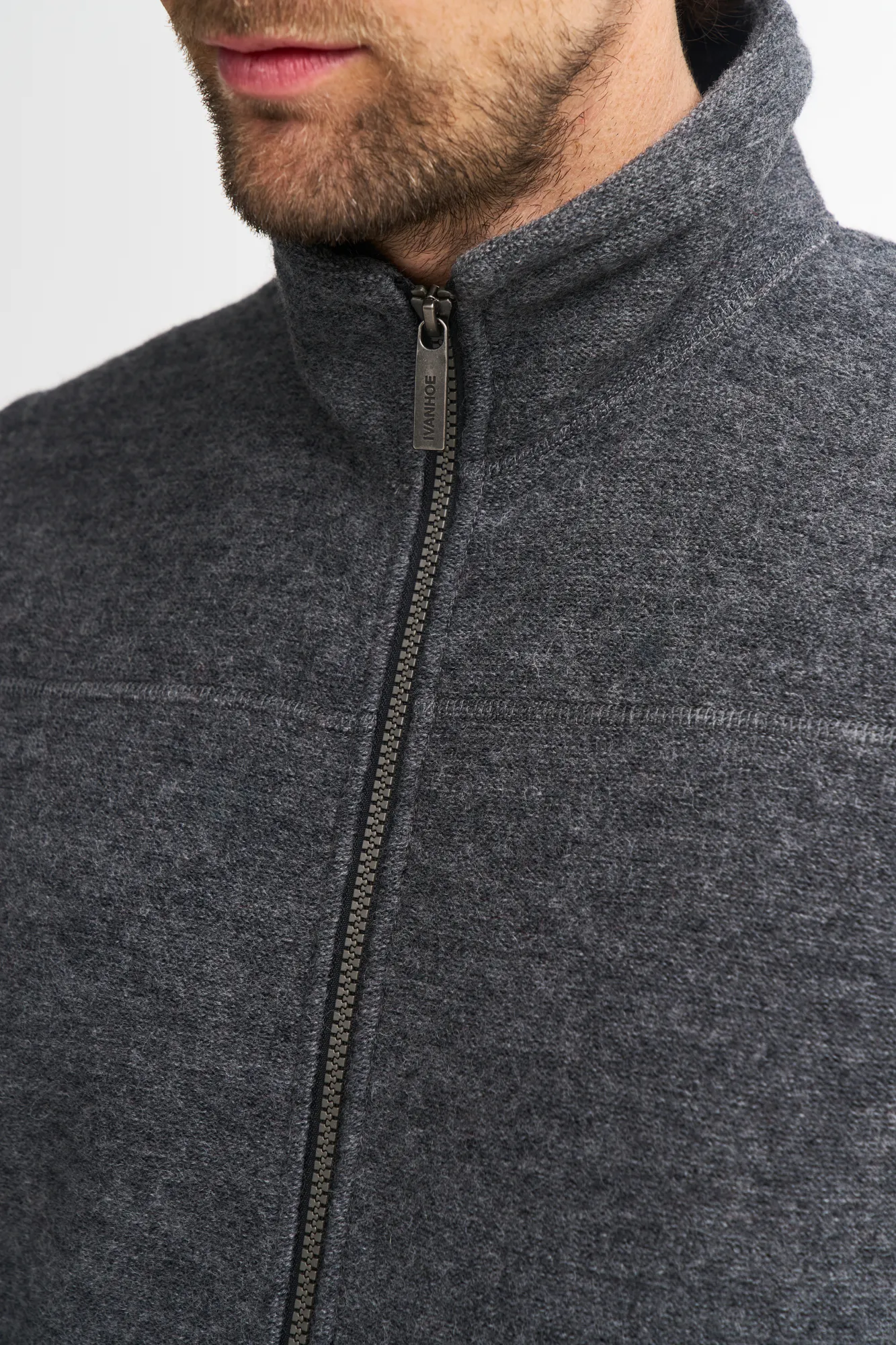 DANTE VEST, 100% FILTAD ULL — LODEN GREEN - Image 4