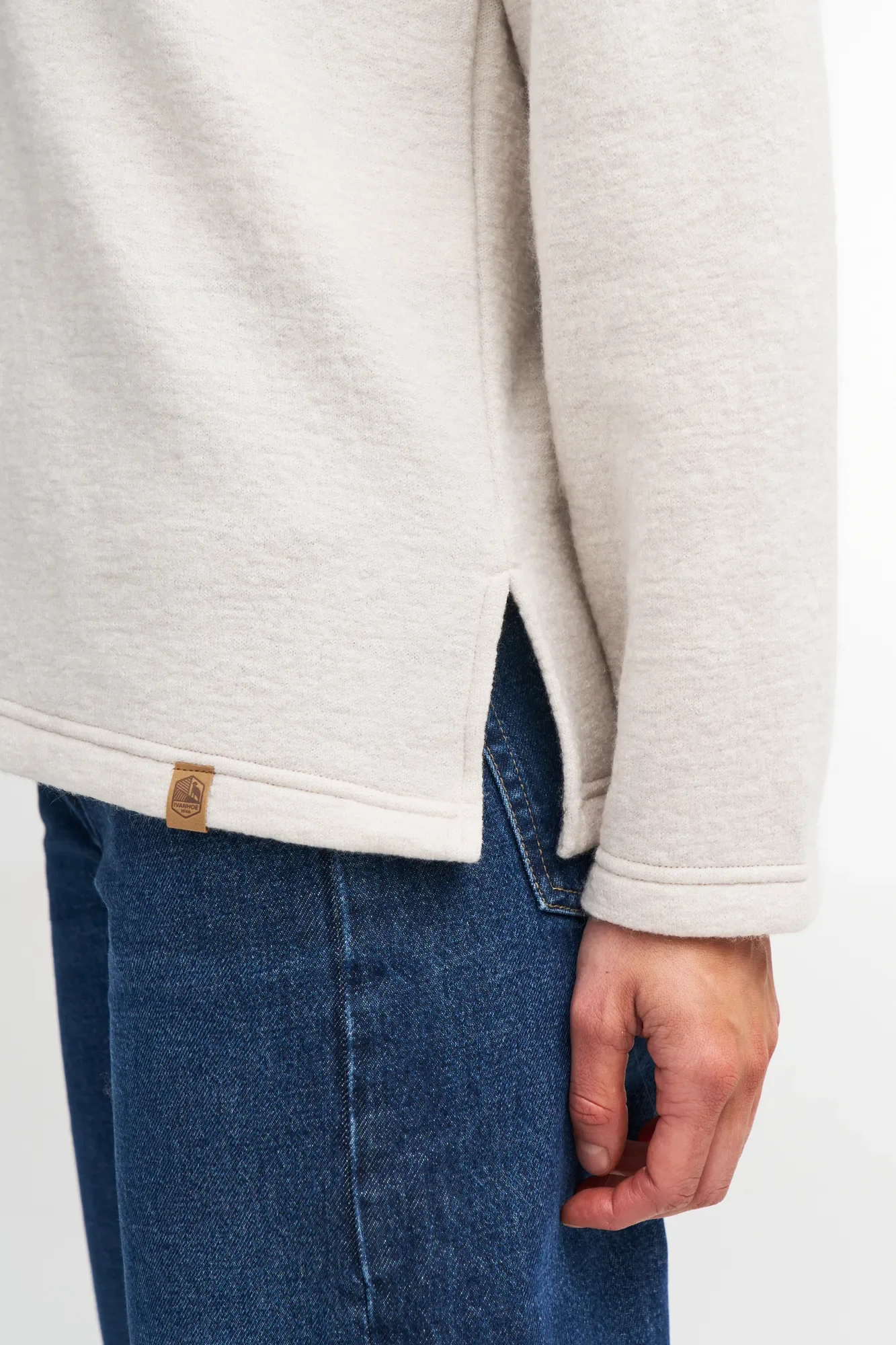GY BYSTAD SOLID, 60% ULL 40% LYOCEL — NAVY - Image 4