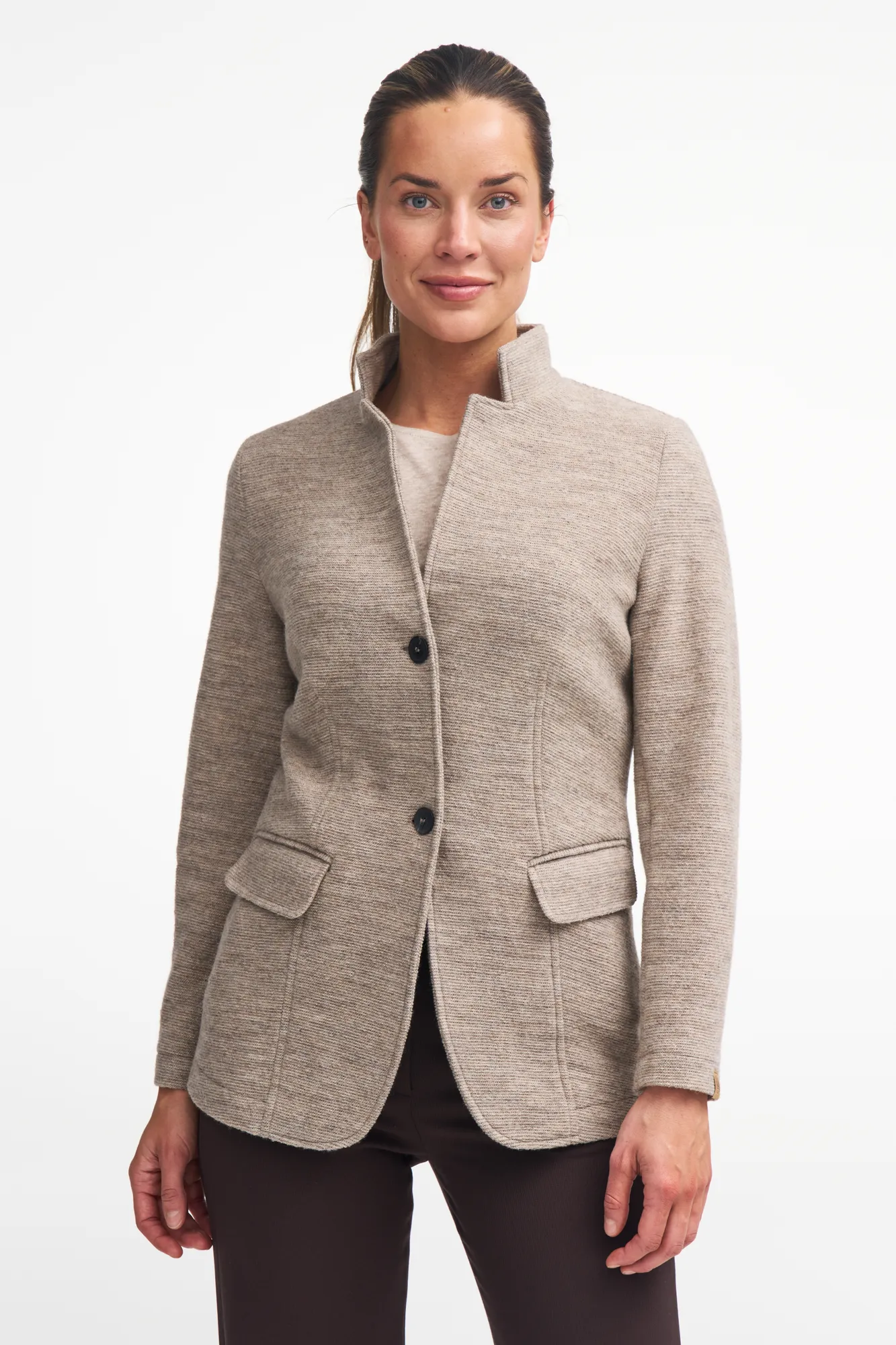 GY HYLTAN, 100% FILTAD ULL — NAVY - Image 3