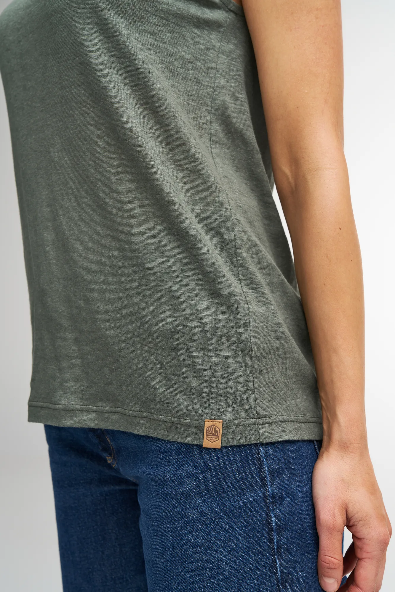 GY JILLY 100% LIN — DARK OLIVE - Image 3