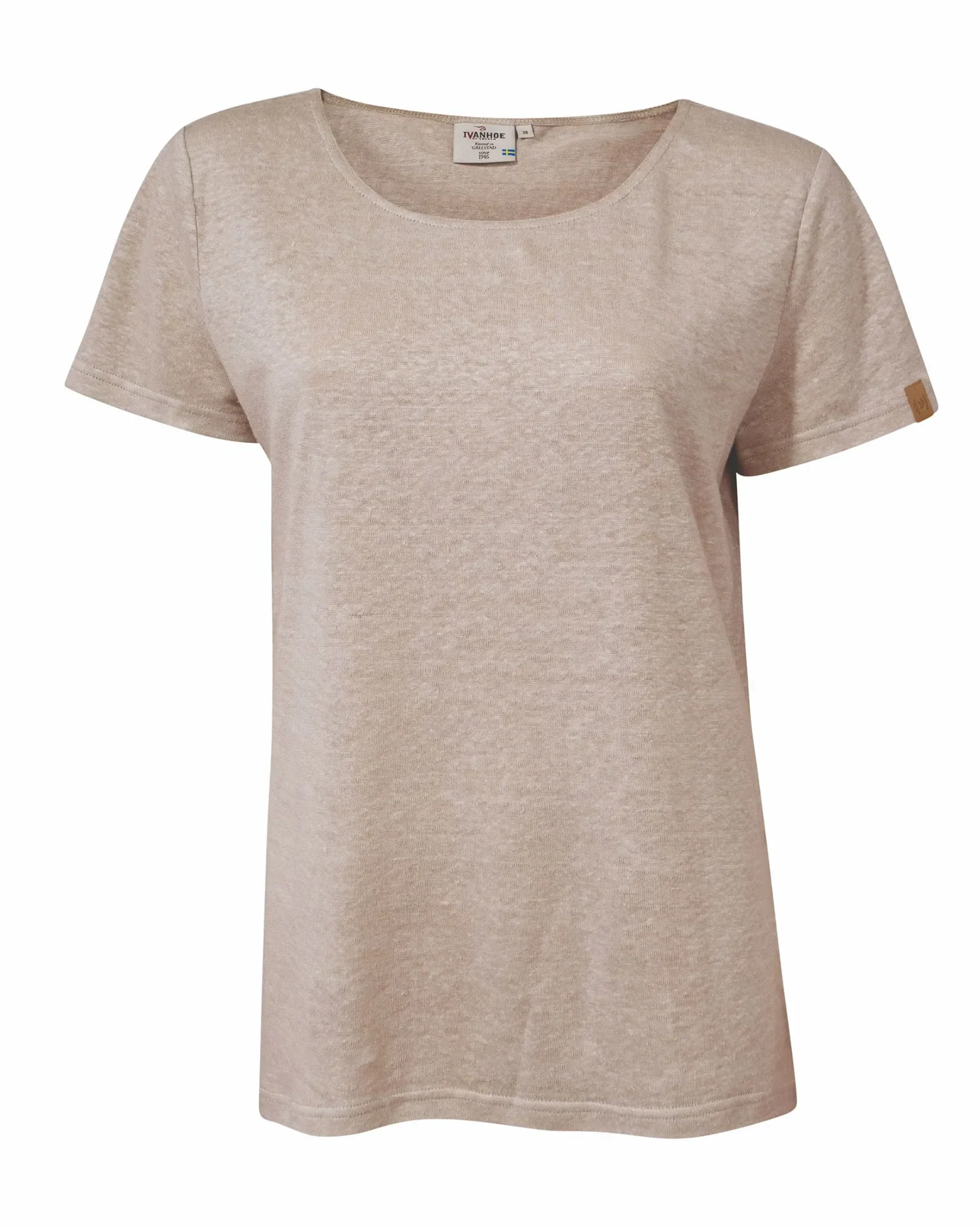 GY LEILA T-SHIRT 100% LIN — NATURMELANGE - Image 4