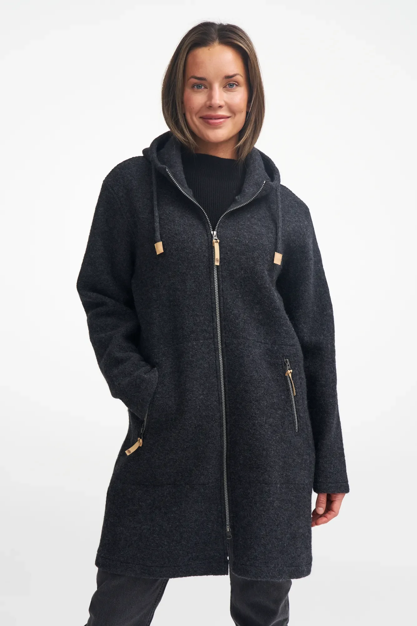 GY MADBACKEN, 100% FILTAD ULL  — LODEN GREEN - Image 3