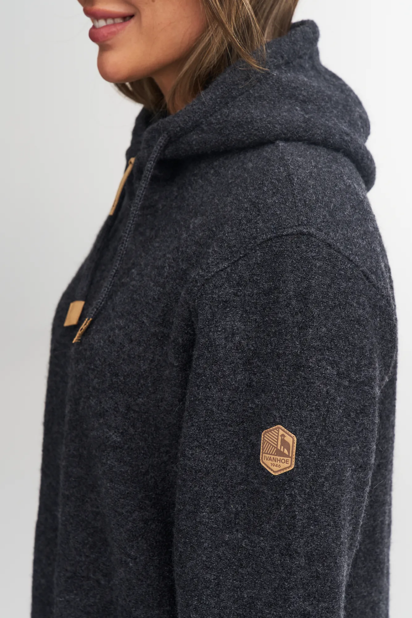 GY MADBACKEN, 100% FILTAD ULL  — LODEN GREEN - Image 5