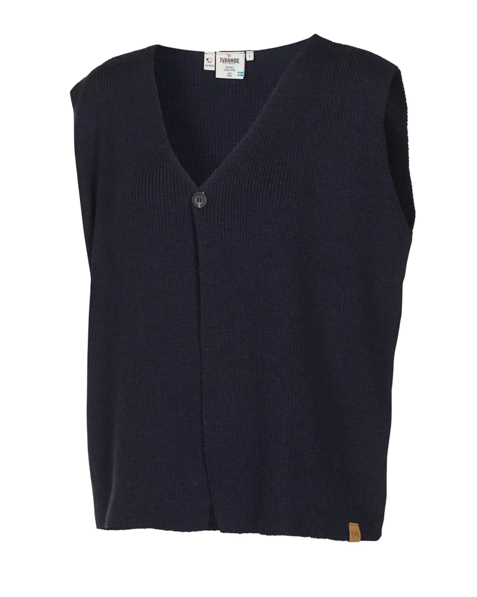 GY RYDA PONCHO-VEST — NAVY - Image 4