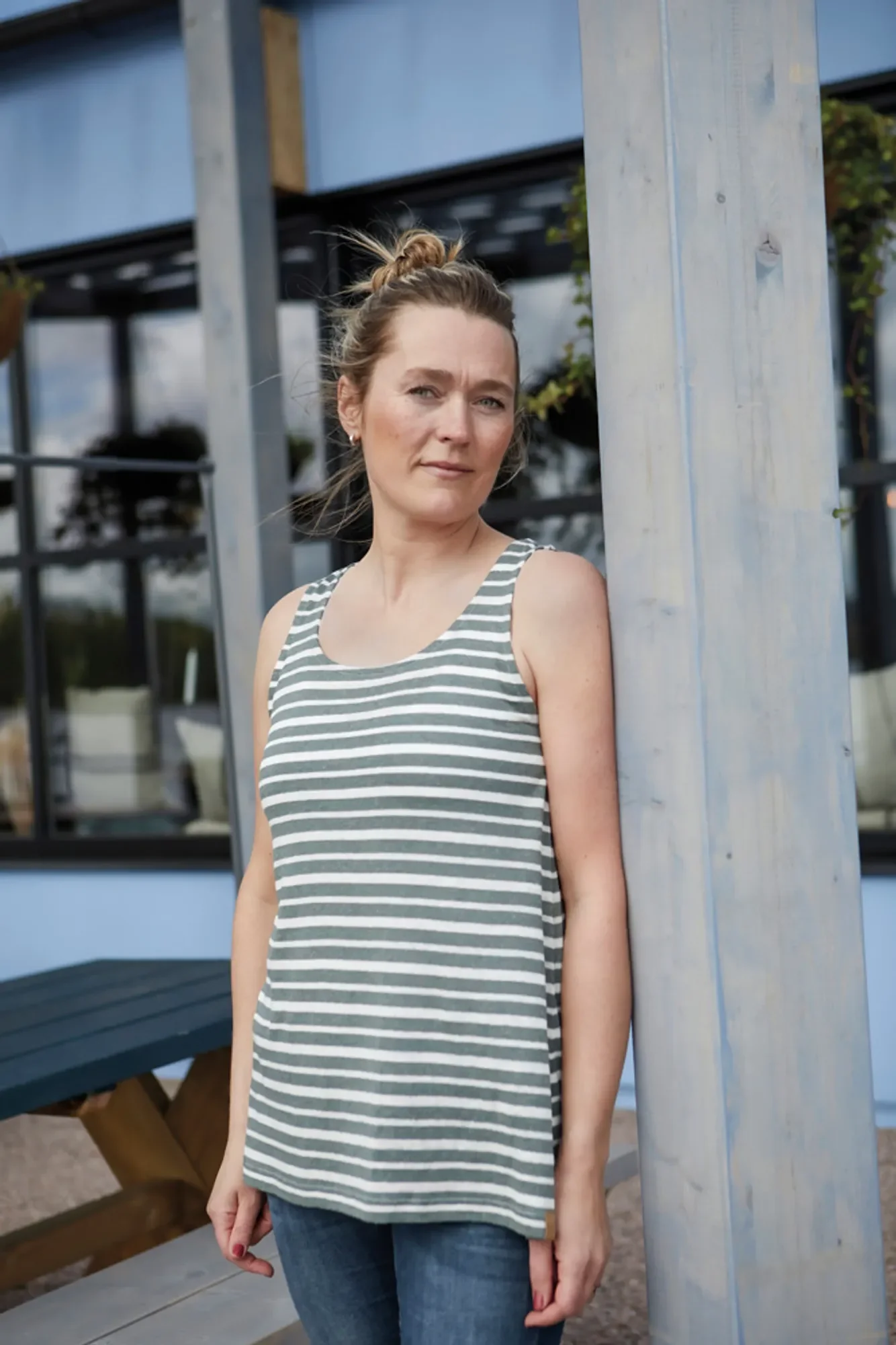 GY VIV TANK — DENIM - Image 2