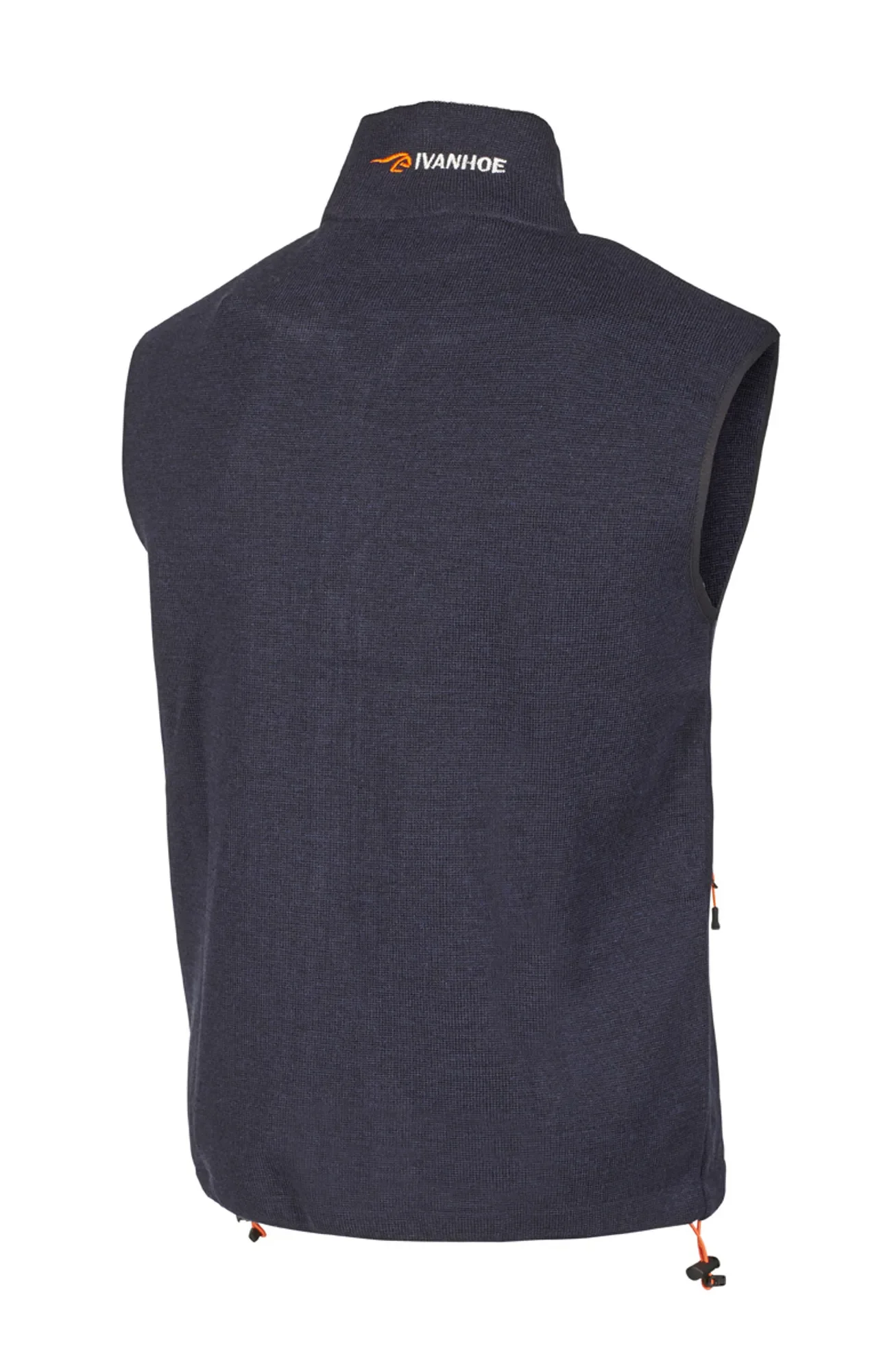 HADAR VEST, 100% EXTRA FINE MERINOULL  — NAVY - Image 2