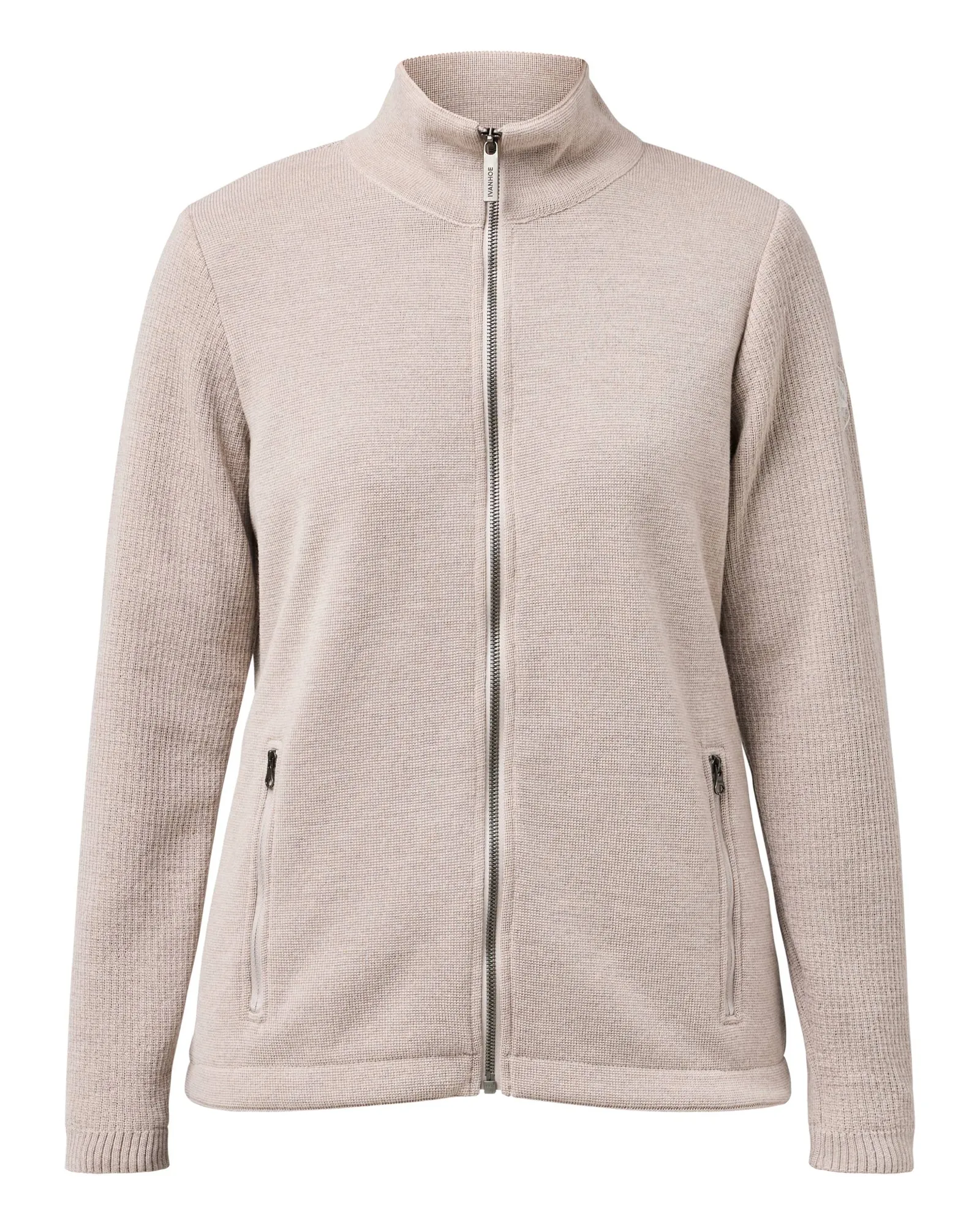 HARRIET WINDBREAKER, 100% FINE MERINOULL — SAND - Image 5