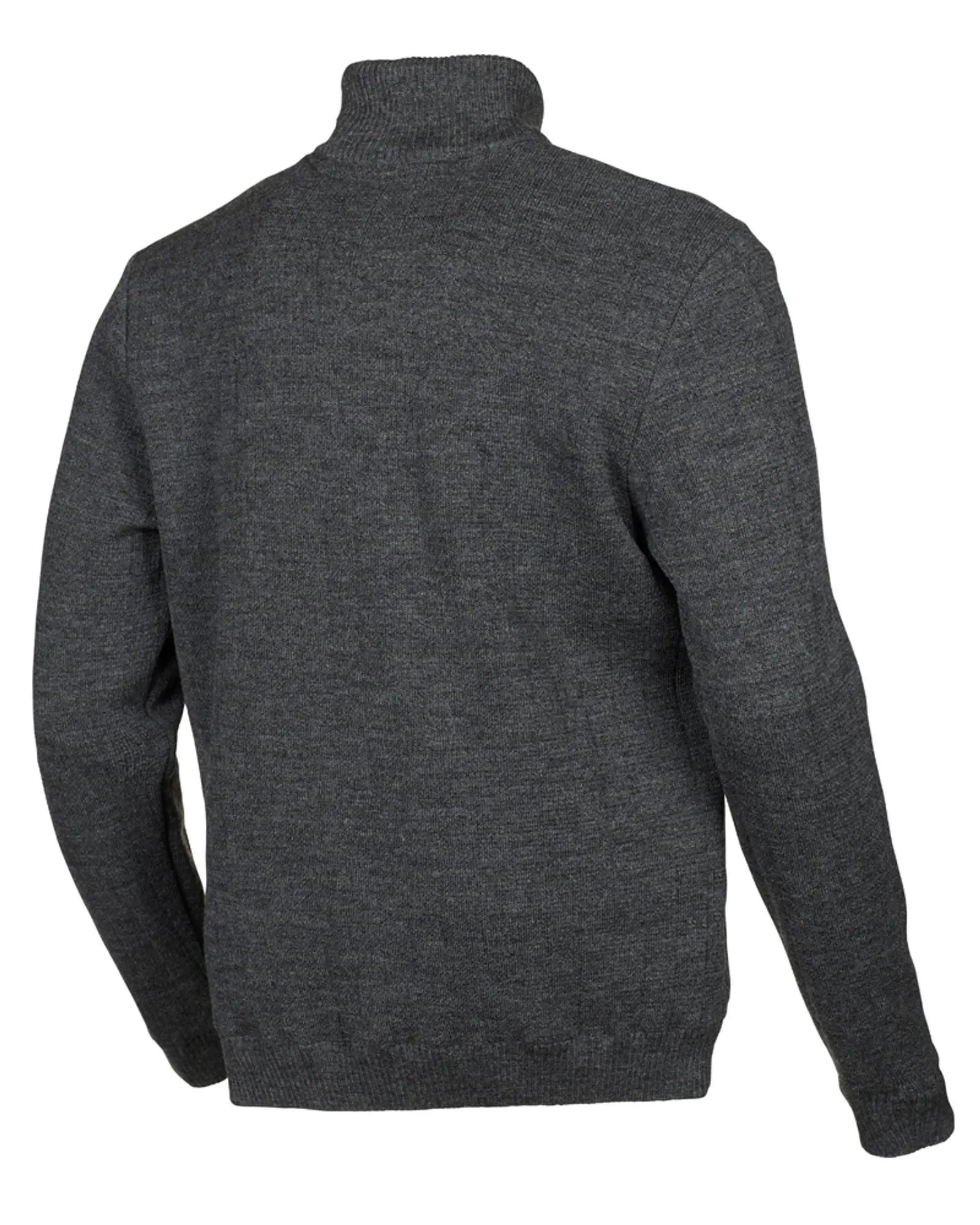 HUGO HALF ZIP, WINDBREAKER, 100% ULL — GREY - Image 5