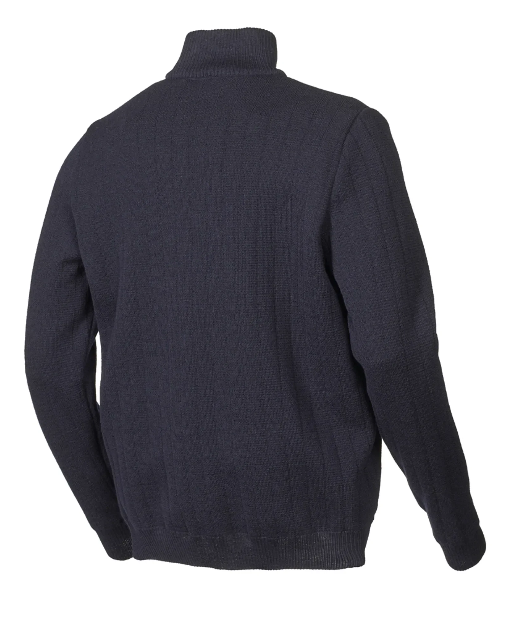 HUGO HALF ZIP, WINDBREAKER, 100% ULL — NAVY - Image 2