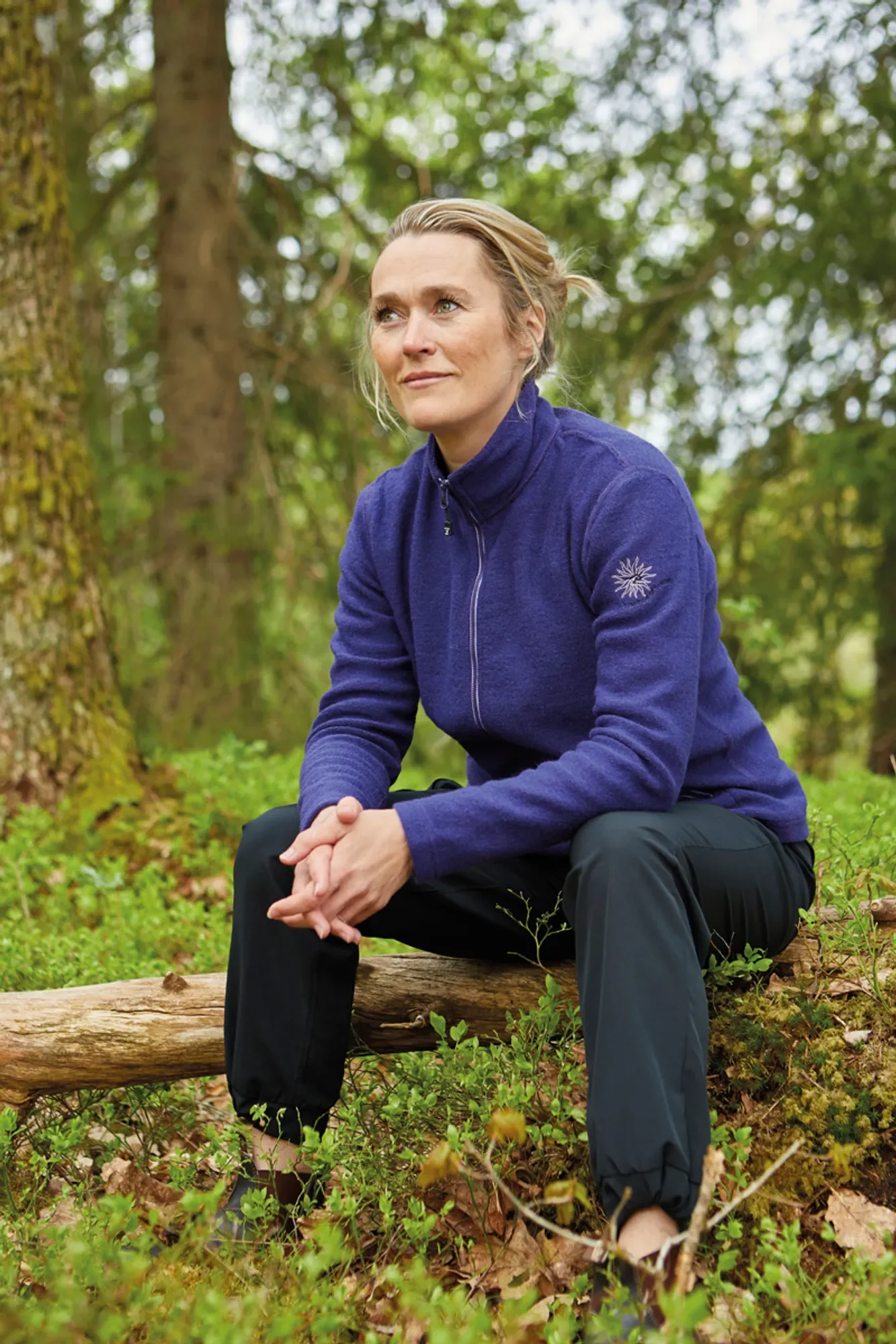 LEONA FULL ZIP, 98% ULL — BLACK - Image 2
