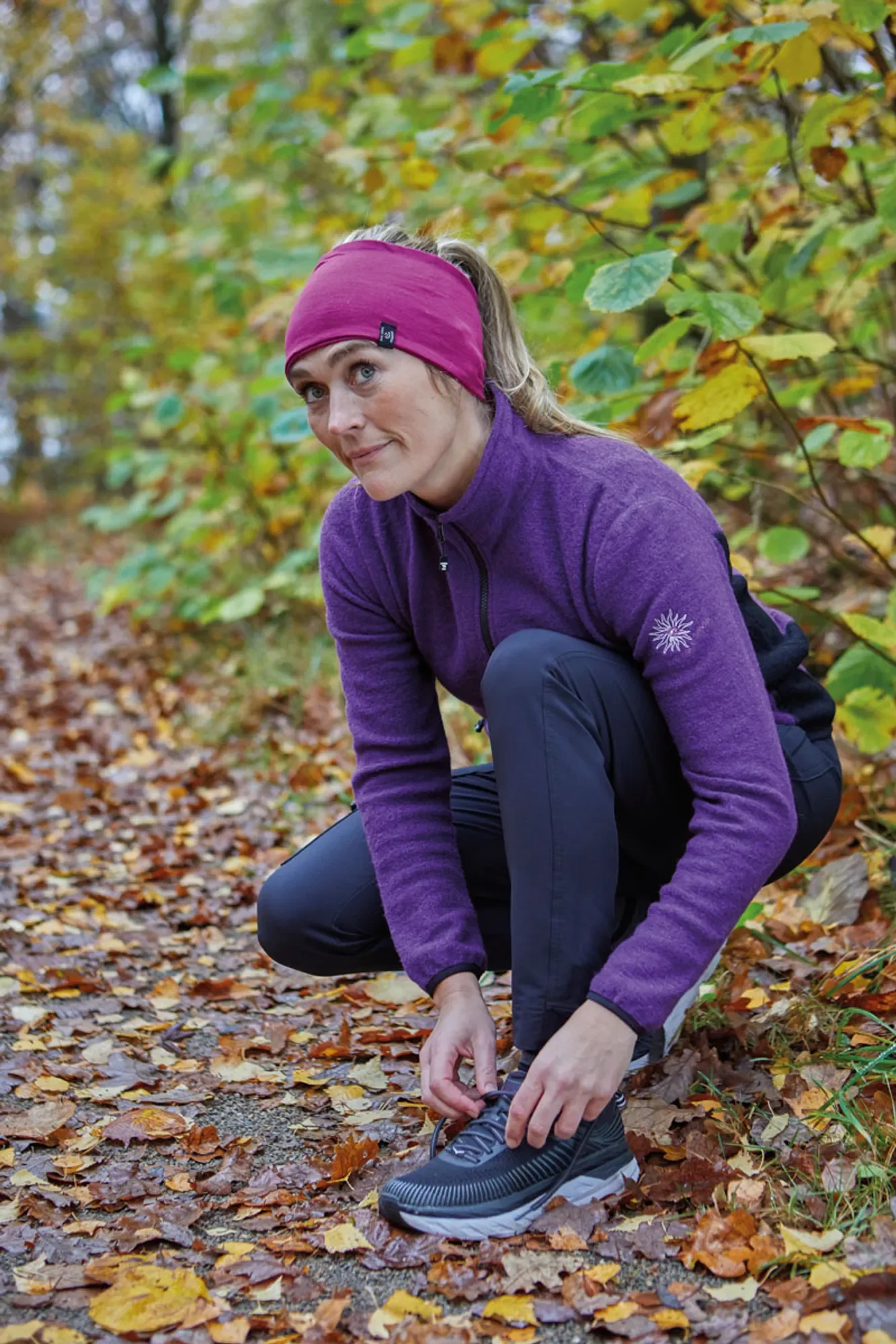 MILA FULL ZIP, 98% ULL — RED CABBAGE - Image 3