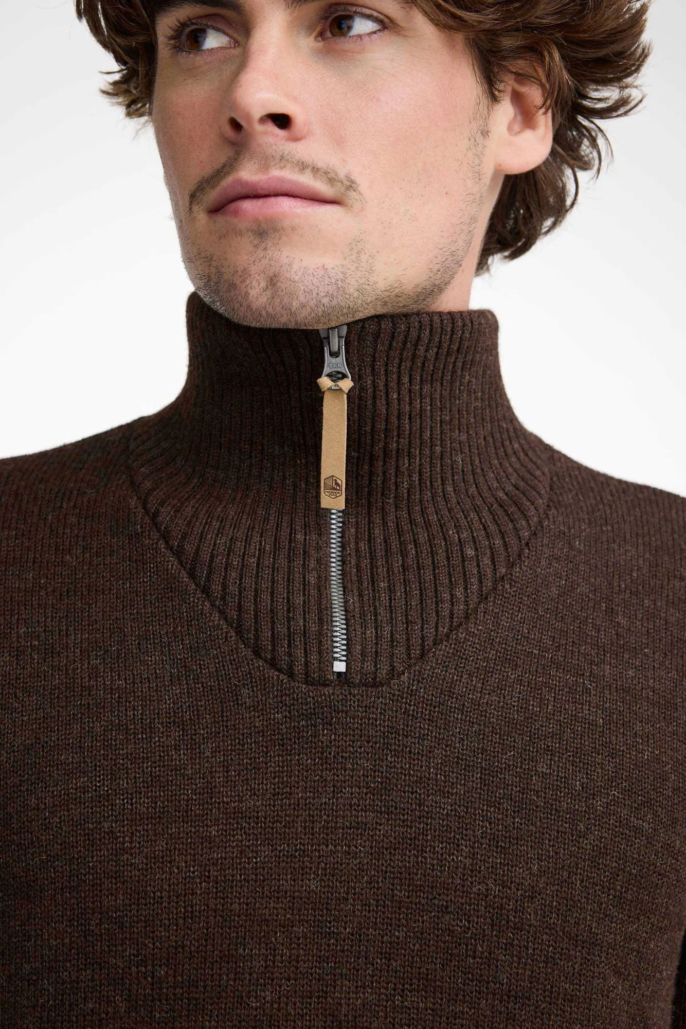 NLS ELM, 100% OFÄRGAD ULL — COFFEE BEAN - Image 3