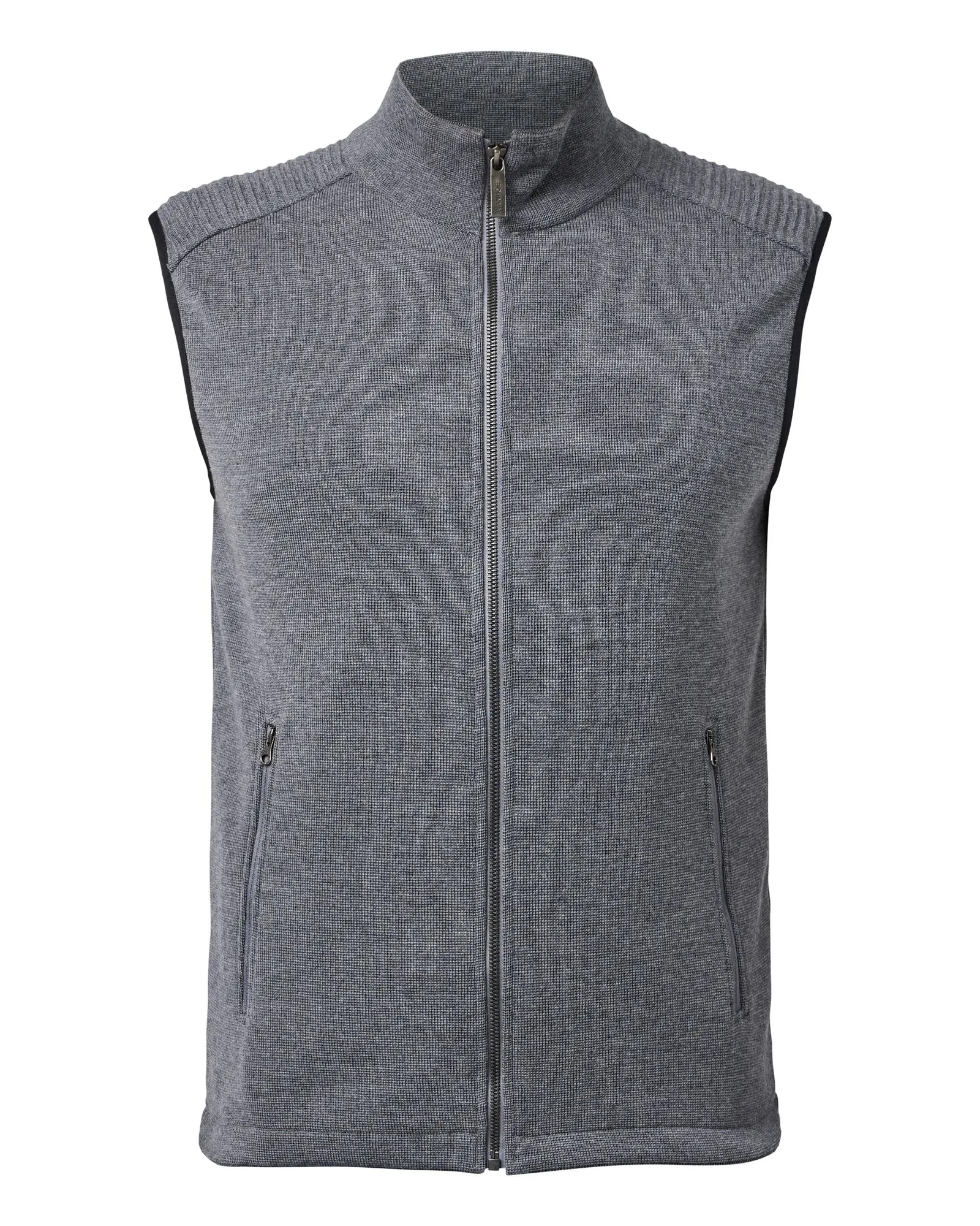 RALF VEST, 100% FINE MERINOULL — RIFLE GREEN - Image 5