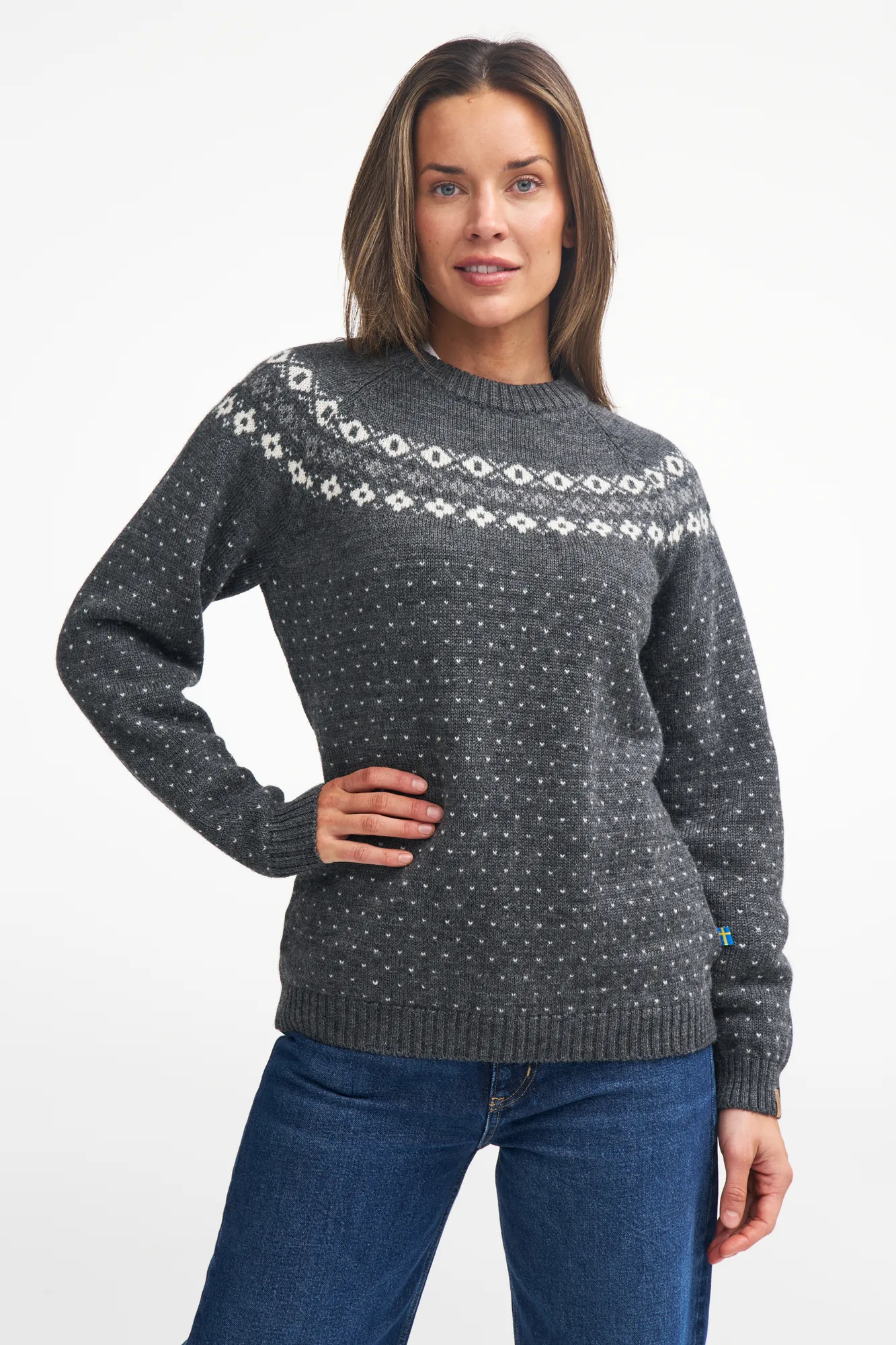 SIRE CREWNECK, 100% ULL — LIGHT NAVY - Image 2