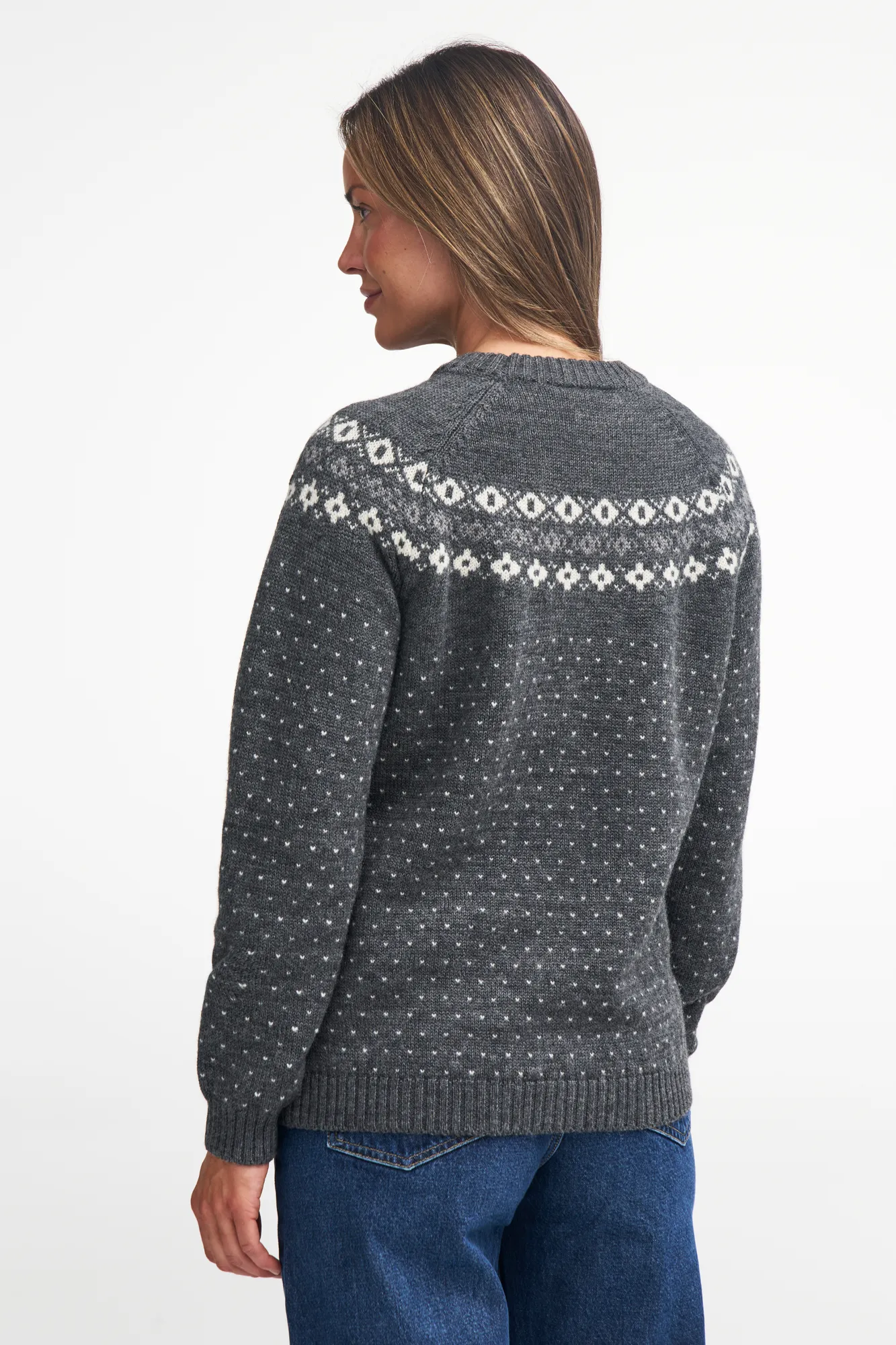 SIRE CREWNECK, 100% ULL — LIGHT NAVY - Image 3