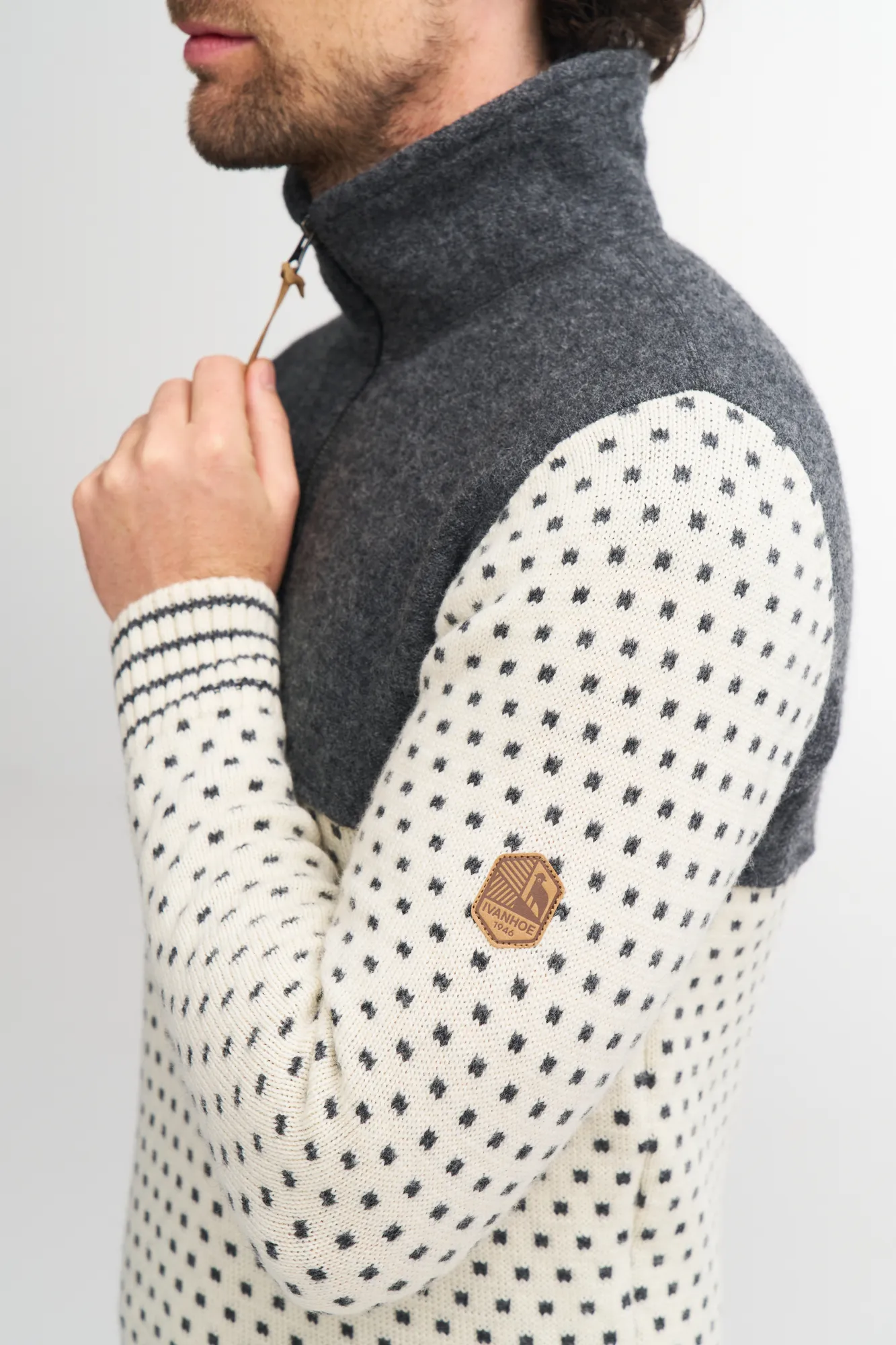 SVERRE HALF ZIP — LODEN GREEN - Image 5