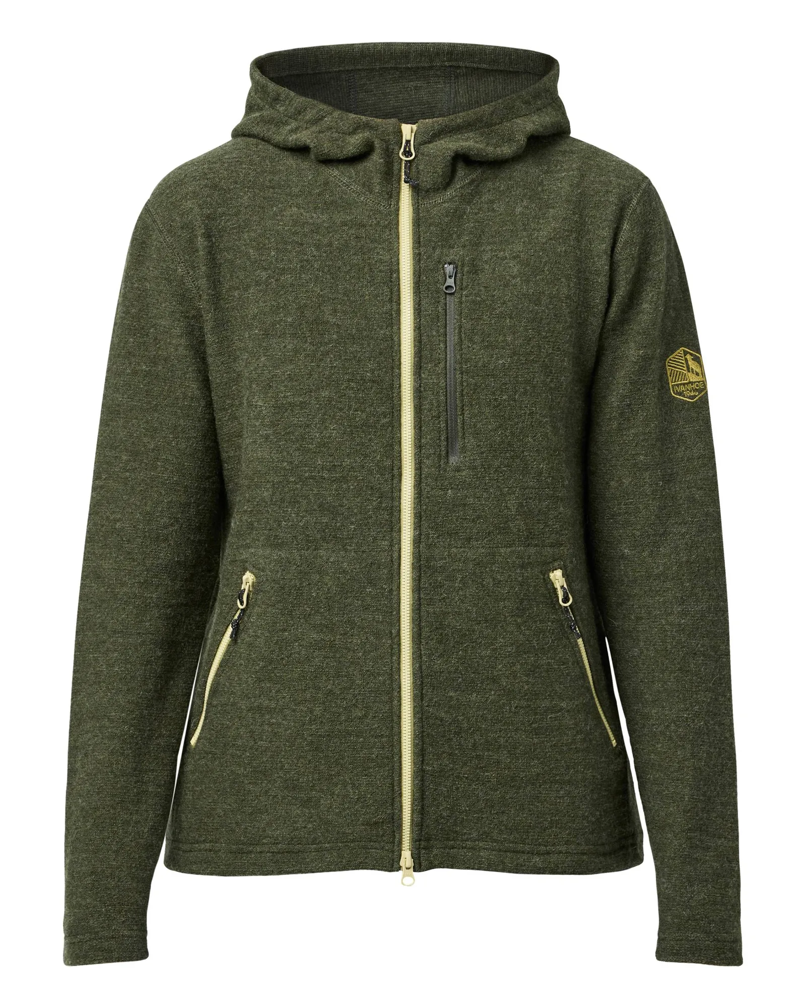 TARA HOOD, 98% ULL — LODEN GREEN - Image 4