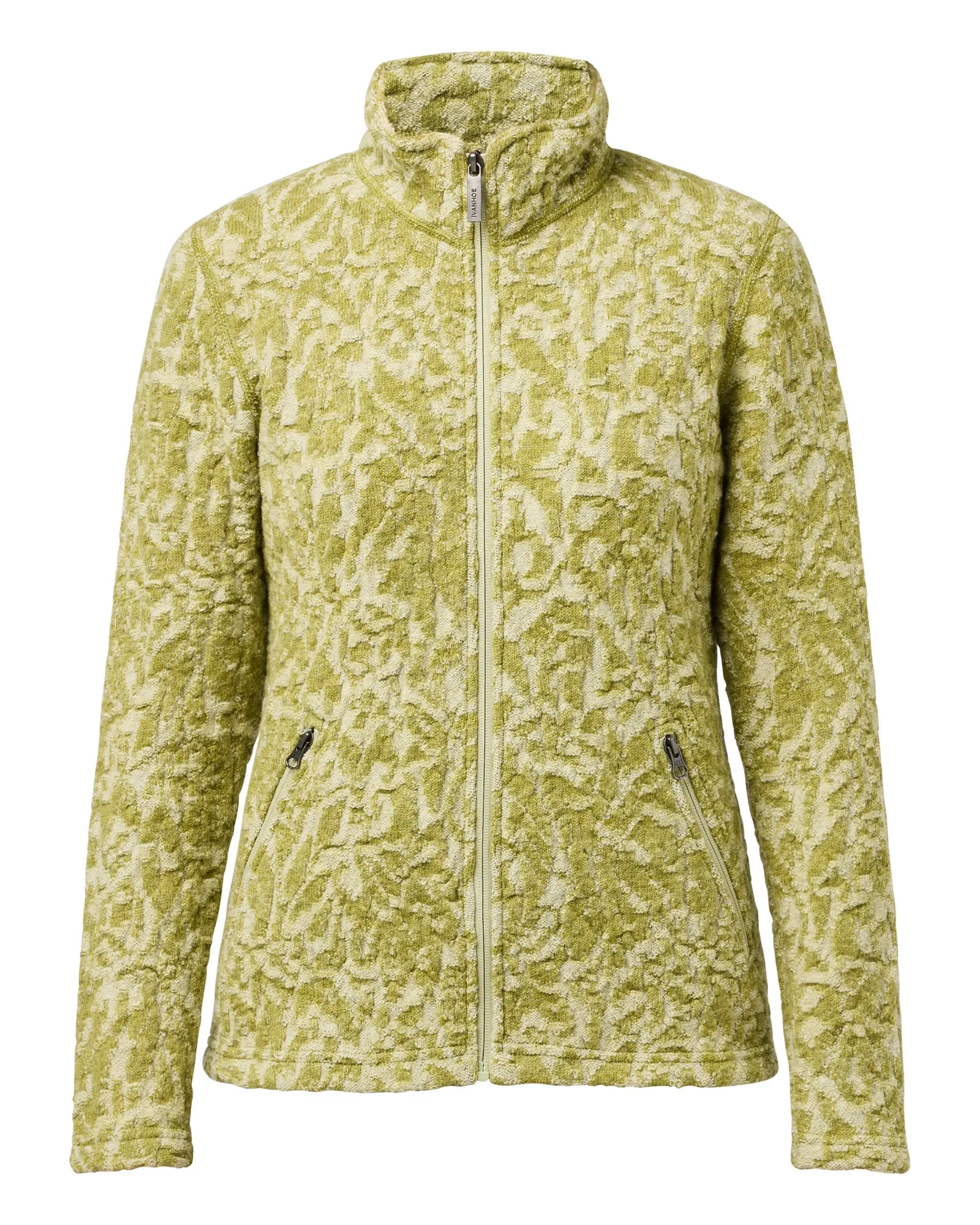 TUVA JAQUARD, 100% FILTAD ULL — GOLDEN LIME - Image 4