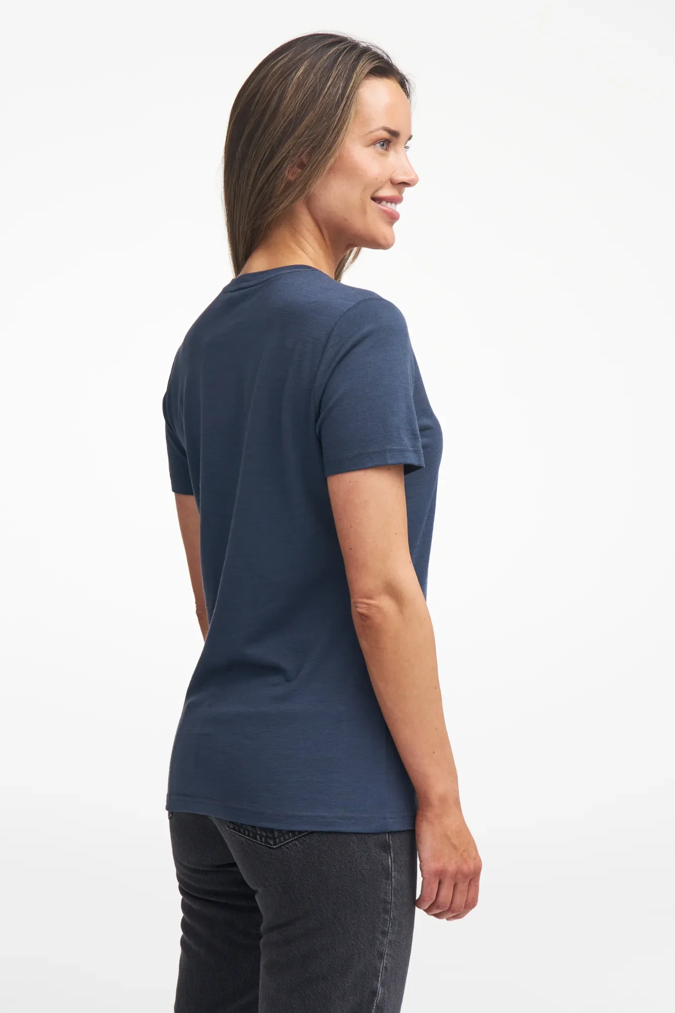 UNDERWOOL CILLA T-SHIRT 100% MERINOULL — LILAC ROSE - Image 3