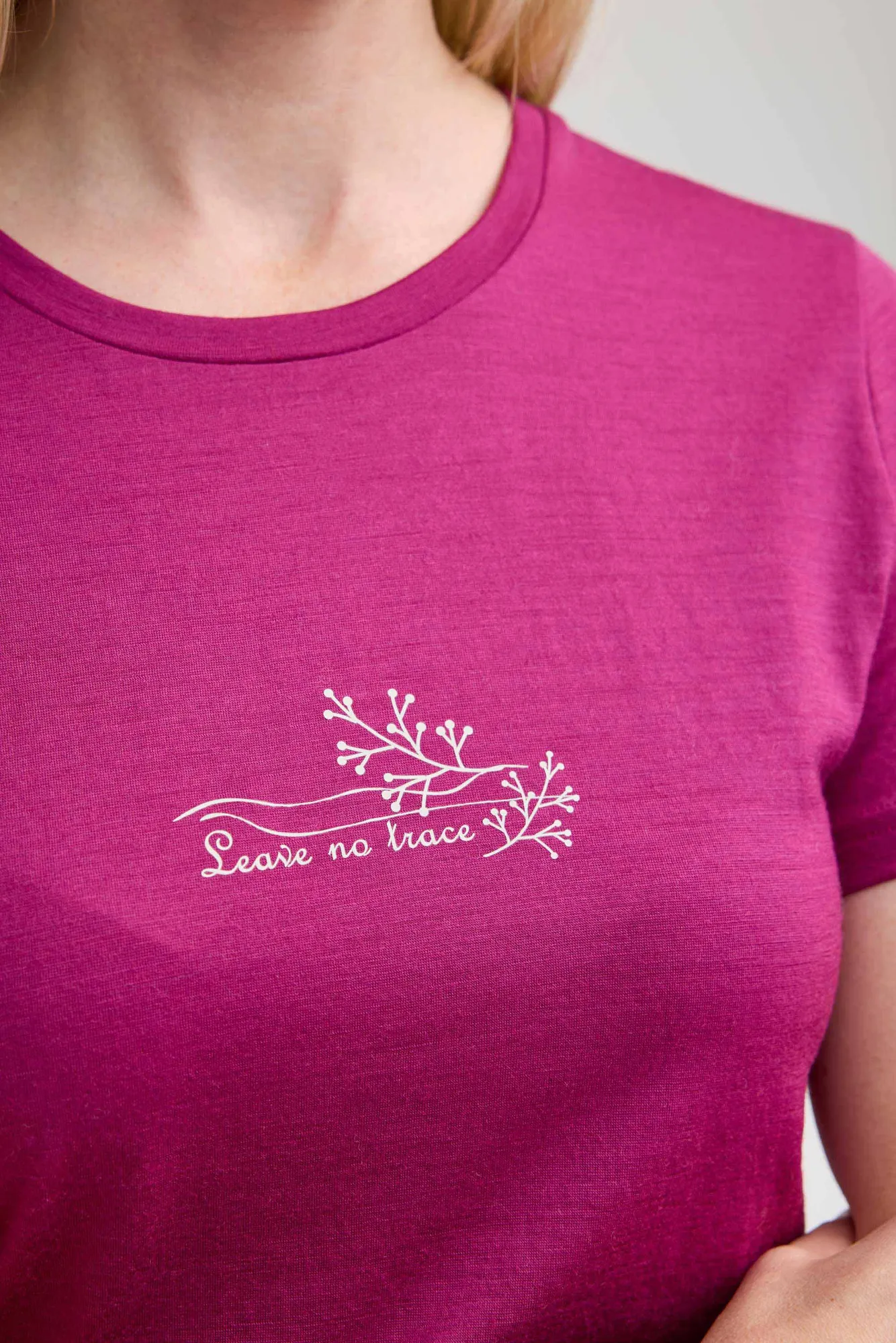 UW CILLA VINE, 100% EXTRA FIN MERINO ULL — LILAC ROSE - Image 3