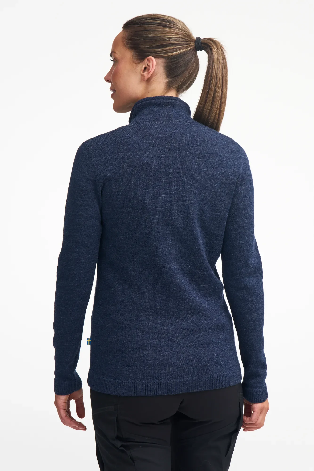 VANJA FULL ZIP, 69% ULL — LIGHT NAVY - Image 2