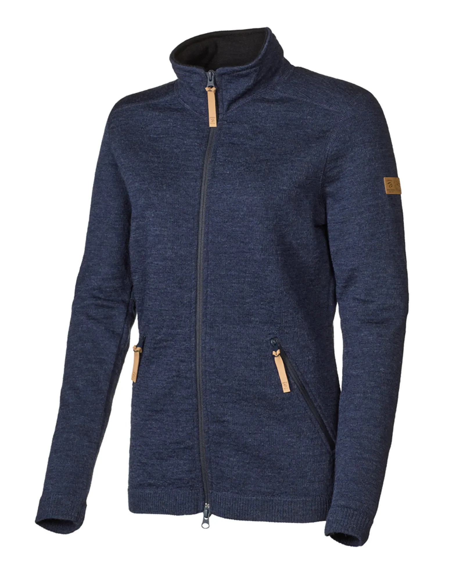 VANJA FULL ZIP, 69% ULL — LIGHT NAVY - Image 4