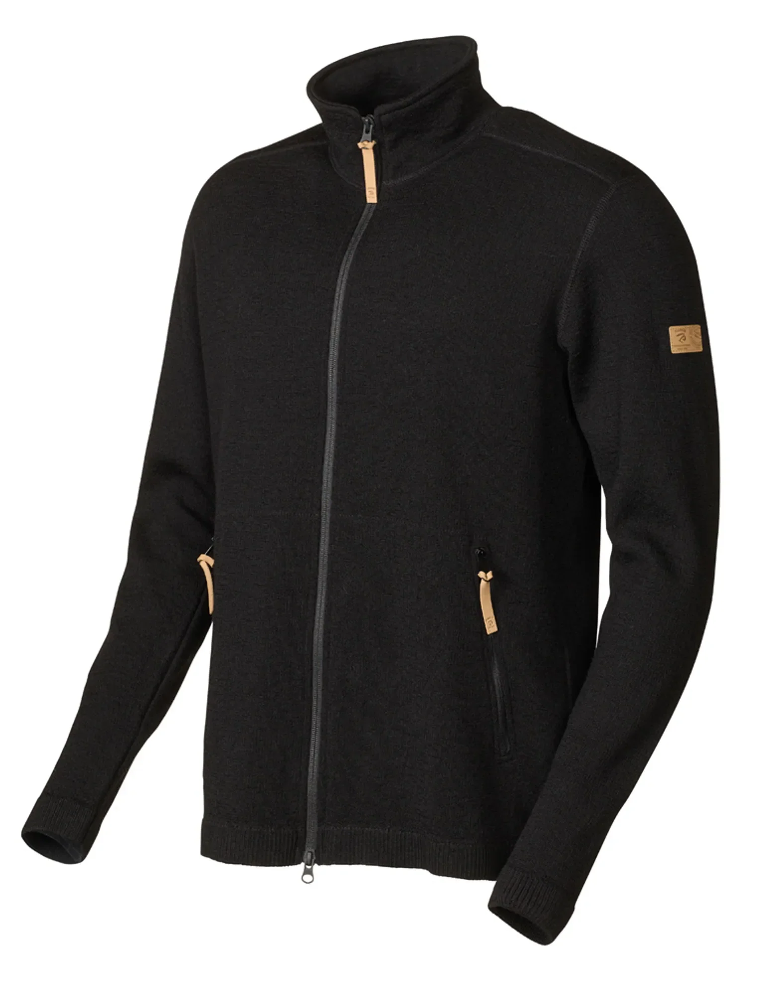VOLMAR FULL ZIP, 69% ULL — BLACK - Image 5